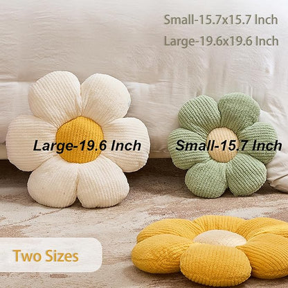 Flower Pillow Flowers Shaped Pillow Cushion Decorative Daisy Pillow for Bed Cute Throw Pillow Flower Floor Pillow Soft Seat Cushion Pink Cushion 15.7"