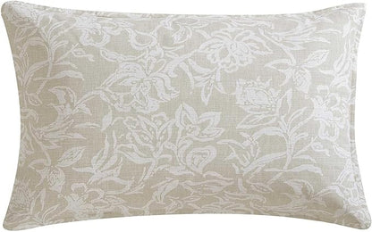 Nautica - Comforter Set, Soft Reversible Bedding with Matching Shams, Casual Home Decor (Tortola Beige, Full/Queen)