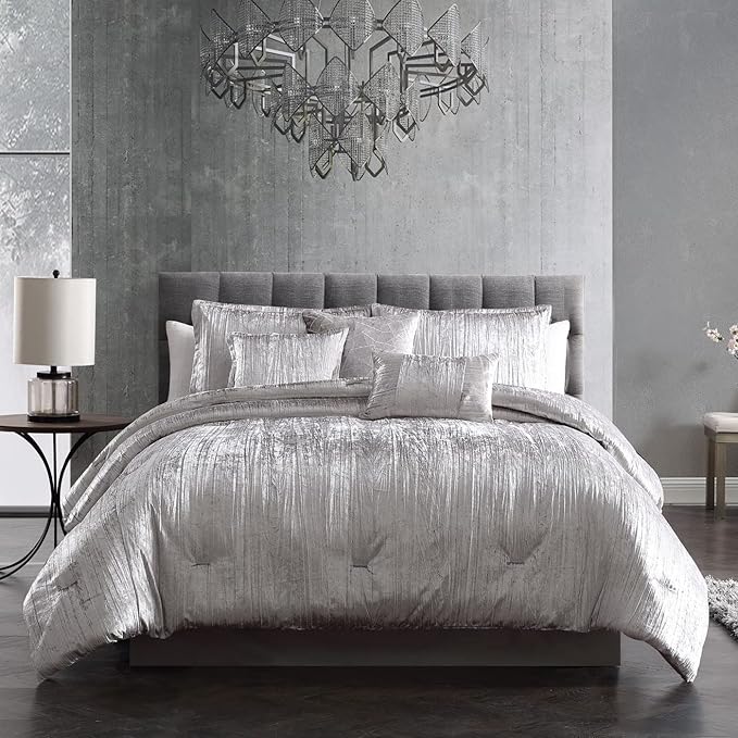 Riverbrook Home Turin Comforter Set, King, White, 7-Piece Set