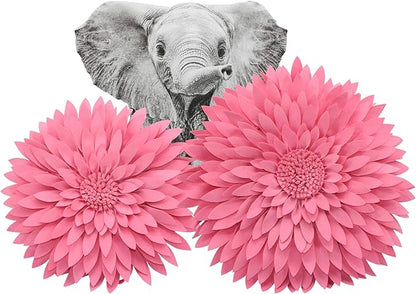 Contempo Lifestyles Daisy Decorative Pillow - Patented 3D Daisy Flower Design, Couch & Bed Decor (18" Flower, 16" Pillow with Insert, Solid Pink)