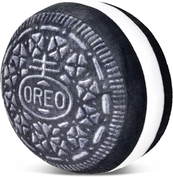iscream Oreo and Milk 10.5" x 6.25" Pillow Set with Mini Oreo Cookie Pillow