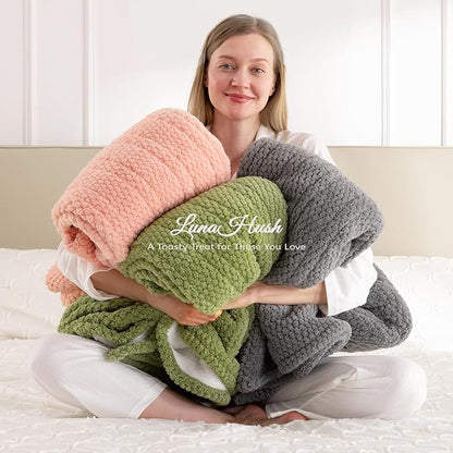 Heated Blanket Electric Throw, 50" x 60" Heated Blanket with 8 Heat Levels & 8 Hours Auto Off, Fast Heating Blankets Machine Washable with ETL Certification, Pink