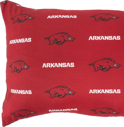 College Covers Everything Comfy Arkansas Razorbacks Pillowcase, Body Pillow, 20" x 60", Includes 1 Pillowcase