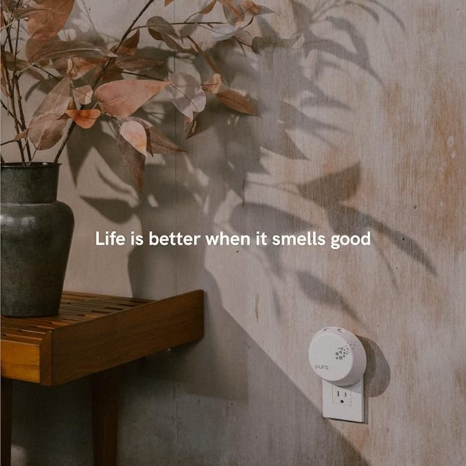 Pura Smart Home Air Diffuser Fragrance - Smart Scent Refill - Up to 120-Hours of Premium Fragrance per Refill for Home, Office & Apartment - 4 Pack, Linens & Surf