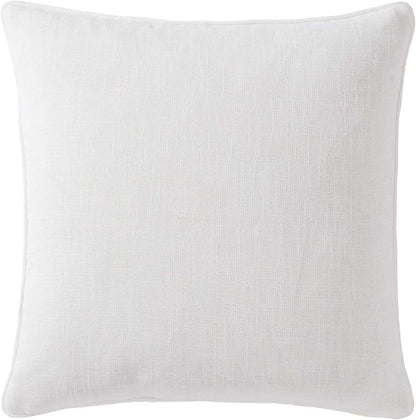Tommy Bahama Throw Pillow Soft Cotton with Zipper Closure, Tropical Design, Ideal for Bed or Couch, 20" x 20", Coral Island Orange
