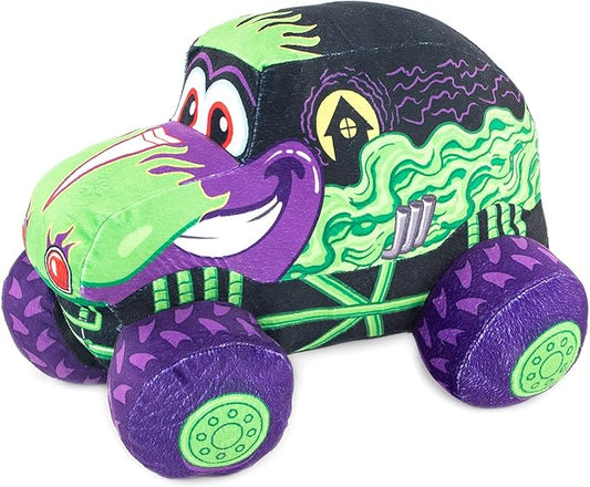 Jay Franco Monster Jam Truckin' Pals Grave Digger Pillow Buddy - Super Soft Polyester Microfiber, 13 inches