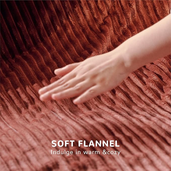 Heated Blanket Twin Size 62"x84",ETL Certification-6 Heating Levels Electric Blanket&1-10 Hour Auto Off,Machine Washable Heating Blanket(RED)