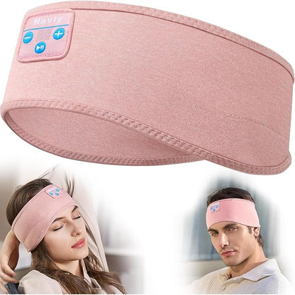 Navly Sleep Headphones - Bluetooth Headband for Sleeping, Cozy Headband Wireless Music Sleeping Headphones with Ultra-Thin Speakers Perfect for Sleeping,Workout,Jogging,Yoga,Insomnia,Air Travel