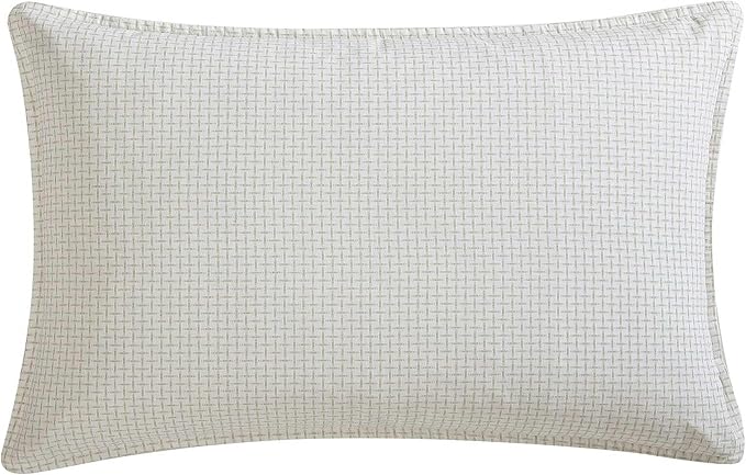 Nautica - King Comforter Set, Reversible Cotton Printed Slub Bedding with Matching Shams, Medium-Weight for Year Round Use, Oeko-Tex Certified (Tortola Beige)