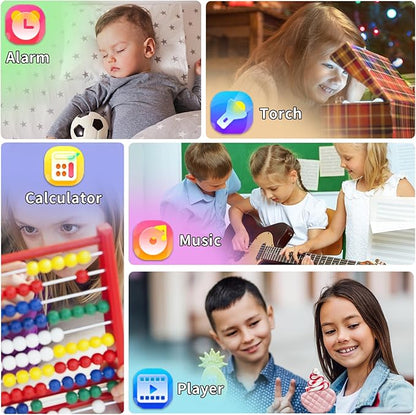 Smart Watch for Kids, Kids Smart Watch with 39 Puzzle Games Camera Video Recorder Music Alarm Calculator Calendar Flashlight Pedometer Birthday Gift Educational Toys for 3-12 Year Old Boys Girls