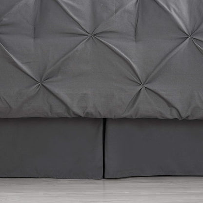8 Piece Comforter Set Bag with Pintuck Design, Case Pack (Pack of 3)