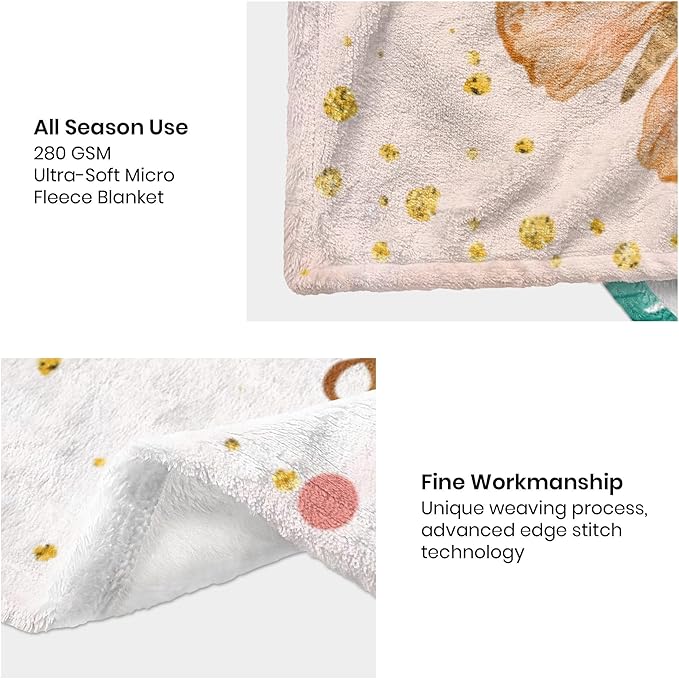 ZWERIVP 55th Birthday Gift for Women, 55 Birthday Gifts for Woman, 55th Bday Decorations for Women, 1970 Present for Woman, 55yr Female Bday Throw Blanket 60"X50"