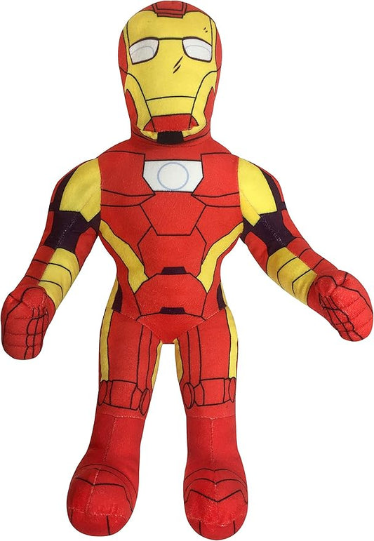 Marvel Super Hero Adventures Toddler Iron Man Plush Stuffed Pillow Buddy - Super Soft Polyester Microfiber, 20 inch (Official Marvel Product)