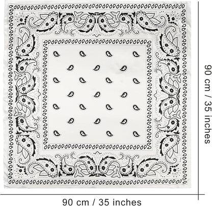 AWAYTR 35” Satin Large Square Head Scarves - 4PCS Silk Like Neck Scarf Hair Sleeping Wraps Satin Silk Scarfs for Women