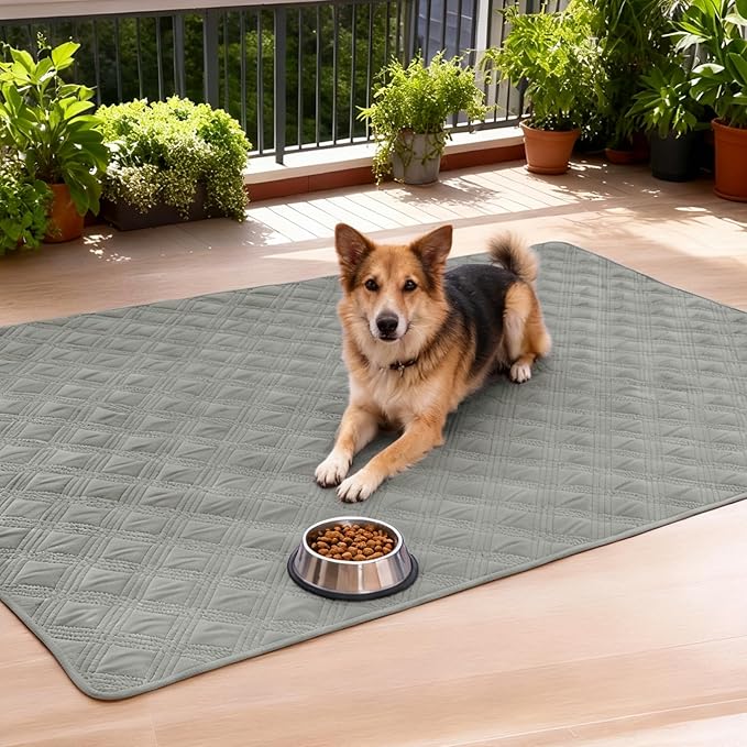 hyha Waterproof Dog Blanket, Reversible Pet Bed Blanket, Soft Sofa Couch Cover for Dogs Washable, Waterproof Pet Couch Covers for Sofa Puppy Cats Furniture Protector(40"x50", Grey/Light Grey)