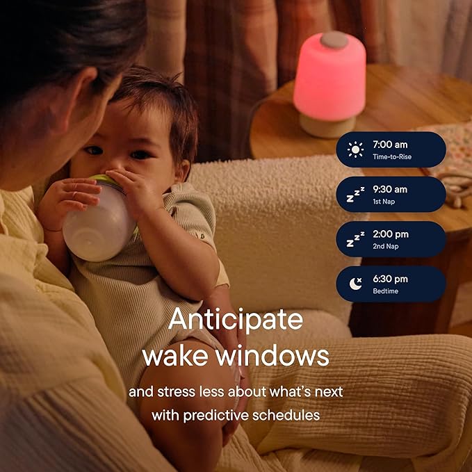 Hatch Baby Sound Machine, Night Light | Hatch Baby Model | Sleep Support | Registry Essential, Routine Builder, Time-to-Rise Alarm Clock, White Noise, Nursery Stories, Toddler Kids (Wi-Fi), Putty