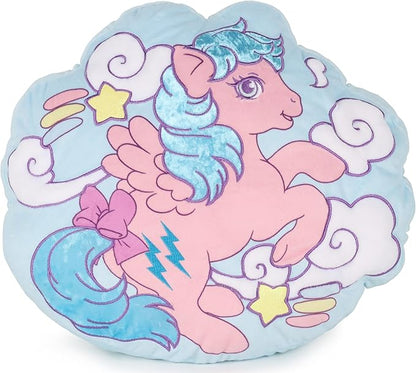 Jay Franco Shaped Decorative Pillow – 15 Inch Kids Ultra-Soft Stuffed Plushie & Cozy Throw Pillow, Official Licensed Product, Blue - My Little Pony