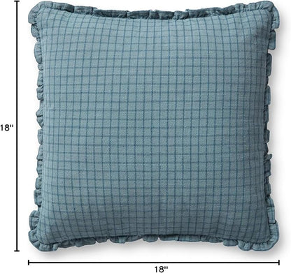 Loloi Chris Loves Julia Dinah Collection PCJ0012 Ocean/Blue 18'' x 18'' Cover w/Poly Pillow