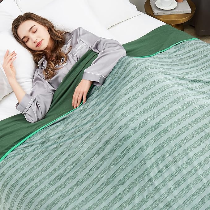 Guohaoi Cooling Blankets for Hot Sleepers,Arc-Chill Q-Max >0.5 Cool Fiber,100% Oeko-Tex Certified,Twin Full Size Lightweight Summer Cool Blanket for Travel/Outdoor Ultra Cold Breathable,60''x90''