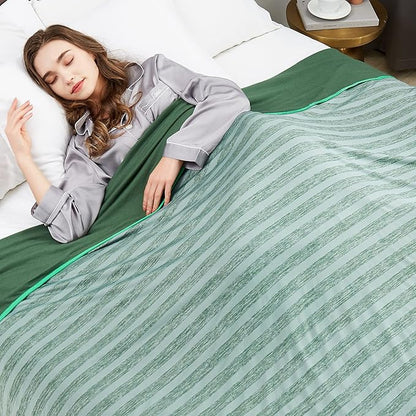 Guohaoi Cooling Blanket (90"x108"King Size) for Hot Sleepers,Absorbs Heat to Keep Body Cool for Night Sweats,100% Oeko-Tex Certified Cool Fiber,Breathable,Comfortable,All-Season.