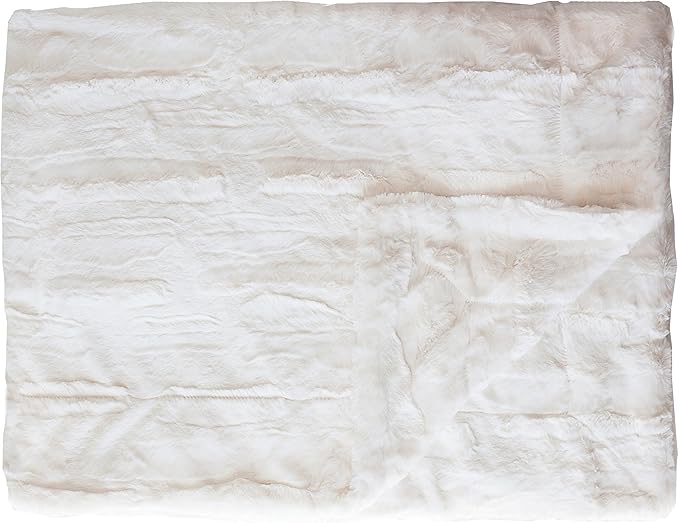 Minky Couture Sorbet Blanket - Ultra-Soft Throw for Silky Smooth Comfort - Premium Decorative Throw Blanket - Midweight, Breathable Fabric - Machine Washable Adult, Vanilla