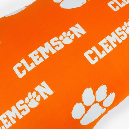 College Covers Everything Comfy Clemson Tigers Pillowcase, Body Pillow, 20" x 60", Includes 1 Pillowcase