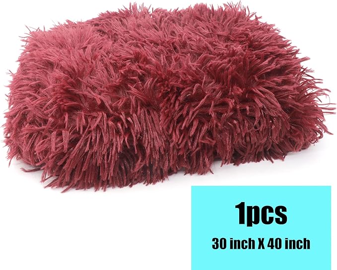 Pet Dog Bed Blankets, Fluffy Fleece Dog Throw Blankets Sleep Mat,Soft Puppy Blankets Cat Kitten, S M L XL,Fuzzy Reversible Sherpa Blanket for Bed, Couch, Sofa, Travel,Washable & Lightweight
