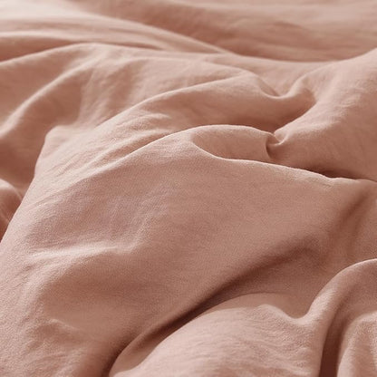 WRENSONGE Twin/Twin XL Comforter Set for Girls Teens, 1 Dusty Pink Comforter & 1 Pillow Sham, Soft Lightweight Kids Comforter Sets for All Seasons Dorm Bedding