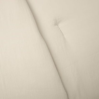 Lush Decor Reyna Ruffle Comforter Set - 2 Piece Twin Bedding Set - Elegance for Dorm Room - Twin XL, Wheat