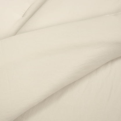 Lush Decor Reyna Ruffle Comforter Set - 2 Piece Twin Bedding Set - Elegance for Dorm Room - Twin XL, Wheat
