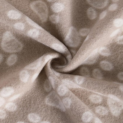 CAI TENG 3 Pack Pet Blankets for Small Dogs Dog Blanket 21x30 Inch Soft Pet Fleece Blanket Warm Puppy Essentials for Bed Cute Paw Printed Throw Dog Brown