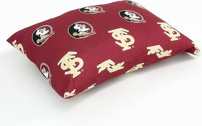 College Covers Everything Comfy Florida State Seminoles Pillowcase Pair, King, 20" x 40", Includes 2 King Pillowcases