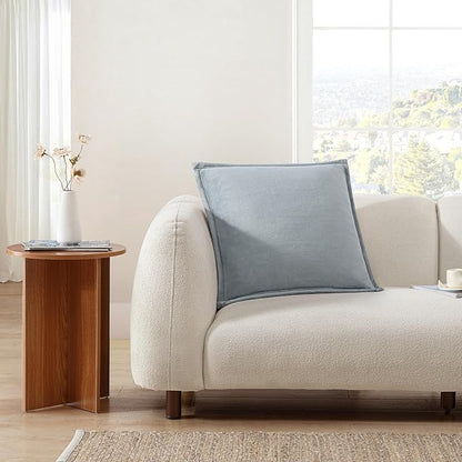 UGG Coco 2-Pack Decorative Pillows - Soft & Plush Throw Pillow Inserts with Throw Pillow Covers - Perfect for Sofa, Bed, Living Room Decor or Home Decor, 20" x 20", Seal Gray