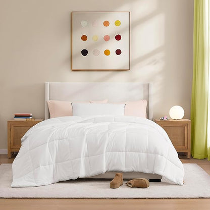 UGG King Bed Pillow – Plush Down Alternative Pillow, Soft & Breathable Medium Firm Sleeping Pillows, Premium Luxury Home Decor Hypoallergenic Pillow for Bed, White, 20” x 36” (Devon)