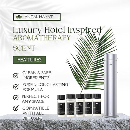 Hotel Scents Diffuser Oil Mantasha 50ml – Inspired by Sauvage EDP – Bergamot, Pepper & Geranium – Premium Fragrance Oil for Waterless & Ultrasonic Diffuser – Luxury Scent Refill for Home & Office