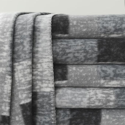 ZYFZCYBL Fleece Throw Blankets for Couch Bulk Lightweight Warm Soft Cozy Blanket 6 Pack Bulk Fleece Blanket Solid for Bed Couch Office Gifts Outdoor 50 x 60 inch Grey Plaid