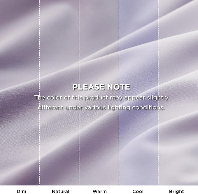 Bedsure Oversized Queen Comforter Set - 7 Pieces Lavender Oversized Queen Bedding Set for All Seasons, Boho Contrasting Design Bed in a Bag with Comforter, Sheets, Pillowcases & Shams