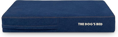 The Dog’s Bed Orthopedic Memory Foam Dog Bed Mattress, Oxford Fabric, Real Blue Denim, L, 6-Inch