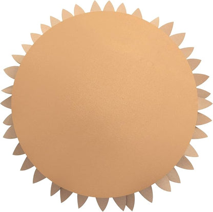 Contempo Lifestyles 3D Daisy & Sunflower Decorative Pillow - 14.5" Flower, 13" Pillow with Insert, Latte