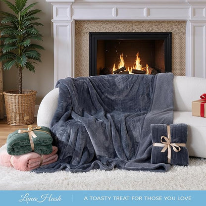 Full Size Electric Blanket Heated, Double-Sided Flannel＆Sherpa Heated Blanket with 8 Heat Levels & 10 Hours Auto Off, Fast Heating Blankets Machine Washable with ETL & FCC Certified, Green