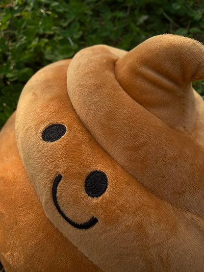 Lovely Plush Simulation Poop, Spoof Gifts, 3D Funny Decoration Pillow (10in, Light Brown)