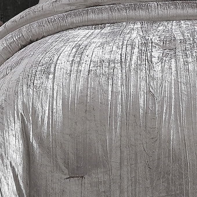 Riverbrook Home Turin Comforter Set, Queen, Silver, 7-Piece Set