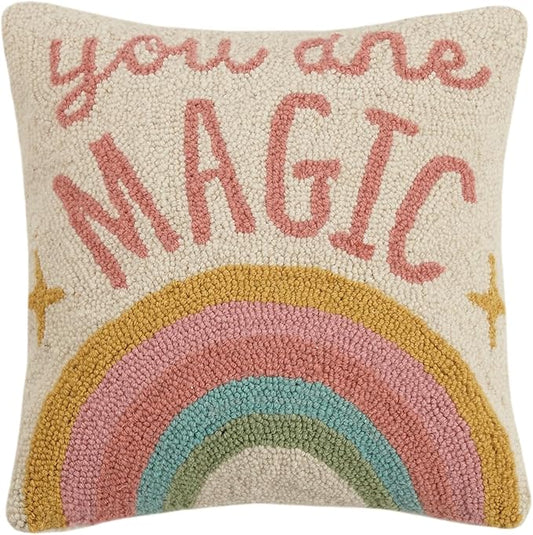 You are Magic Wool Hook Inspirational Pillow by The Pillow Shoppe