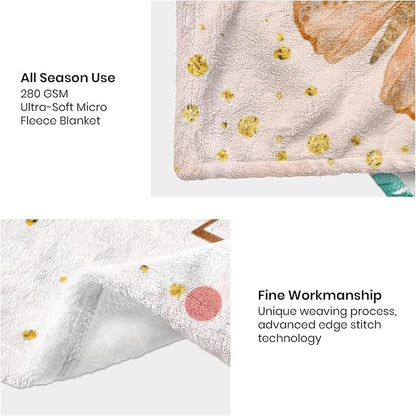 ZWERIVP 90th Birthday Gifts for Women, Best 90 Year Old Woman Birthday Present, Women 90th Bday Gift Ideas, 1936 Woman Present, Happy 90 Bday Decorations for Female Throw Blanket 50"X60"
