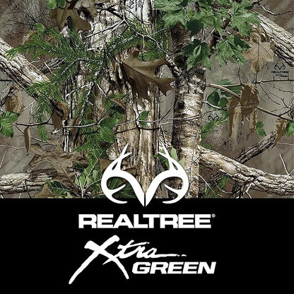 Northwest Realtree Twin Size 1 Comforter and 1 Sham Set, All Seasons, Boys and Girls Soft Cabin Bedding, Xtra Green Camo