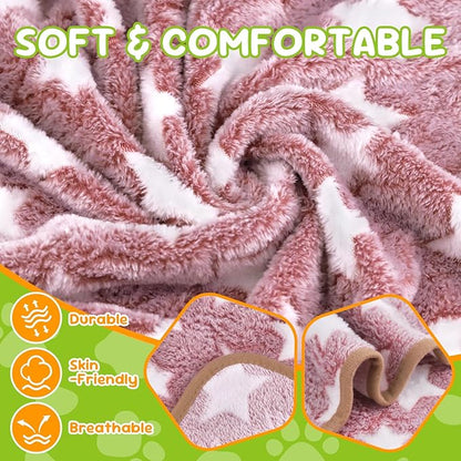6 Pcs Dog Blanket Super Soft Pet Puppy Blankets Calming Dog Blankets for Small, Medium Large Dogs Warm Sleep Mat Washable Dog Blanket for Puppy Cat (36"×24")
