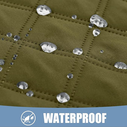 Smiry Waterproof Dog Bed Cover Pet Blanket, Soft Washable Dog Blanket for Furniture Bed Couch Sofa Reversible, Checkered (82"x120", Green/Navy)