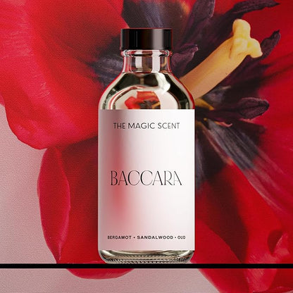 The Magic Scent Baccara Diffuser Oil - Hotel & Home Luxury Scents Inspired by Baccarat Rouge - Diffuser Oil Scents for Home Designed for Use in All Diffusers - 4 fl oz, 120 mL