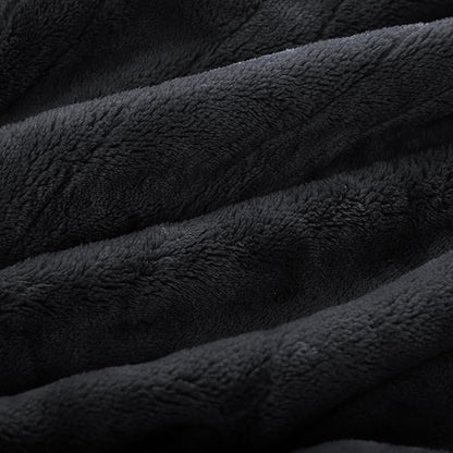 Electric Heated Blanket Full Size 72"x84",Fast Heating Throw, Soft Plush Microplush for Bed & Couch, 10 Hours Auto Off & 4 Heating Levels, Machine Washable, Gifts for Grandma & Family-Black