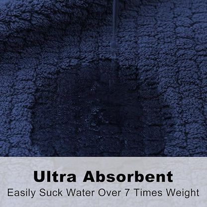 Women's Shawl Collar Bathrobe, Soft Long Towel Robes for Women - Super Absorbent Quick Dry yet Warm